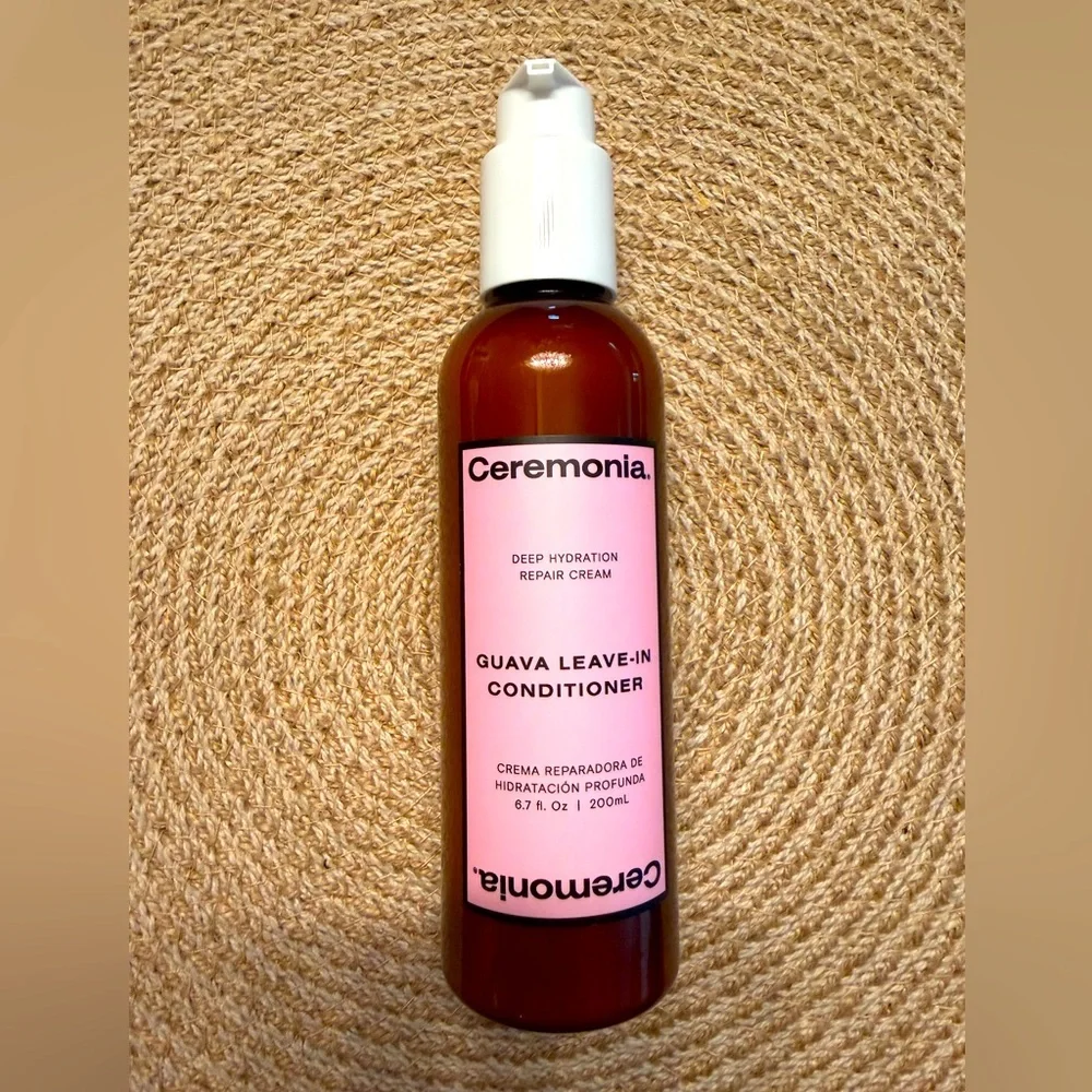 Ceremonia Guava Leave-In Conditioner Deep Hydration Repair Cream NEW